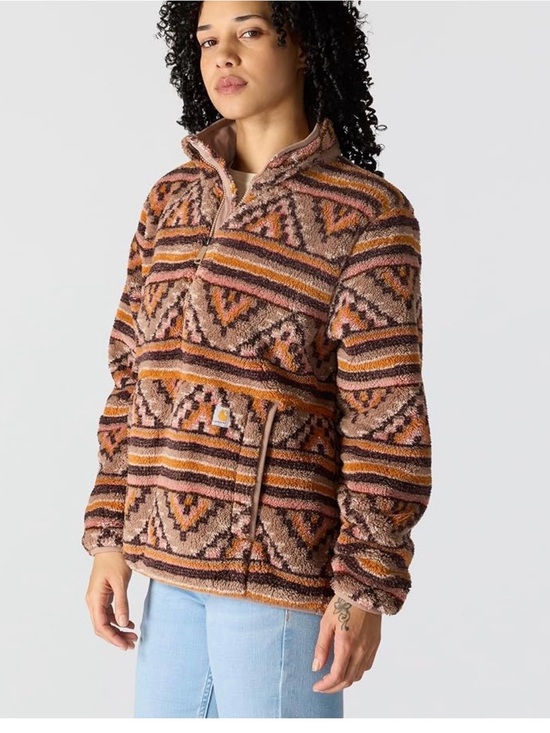 Carhartt Jackets & Blazers - Carhartt loose fit fleece pullover Aztec print